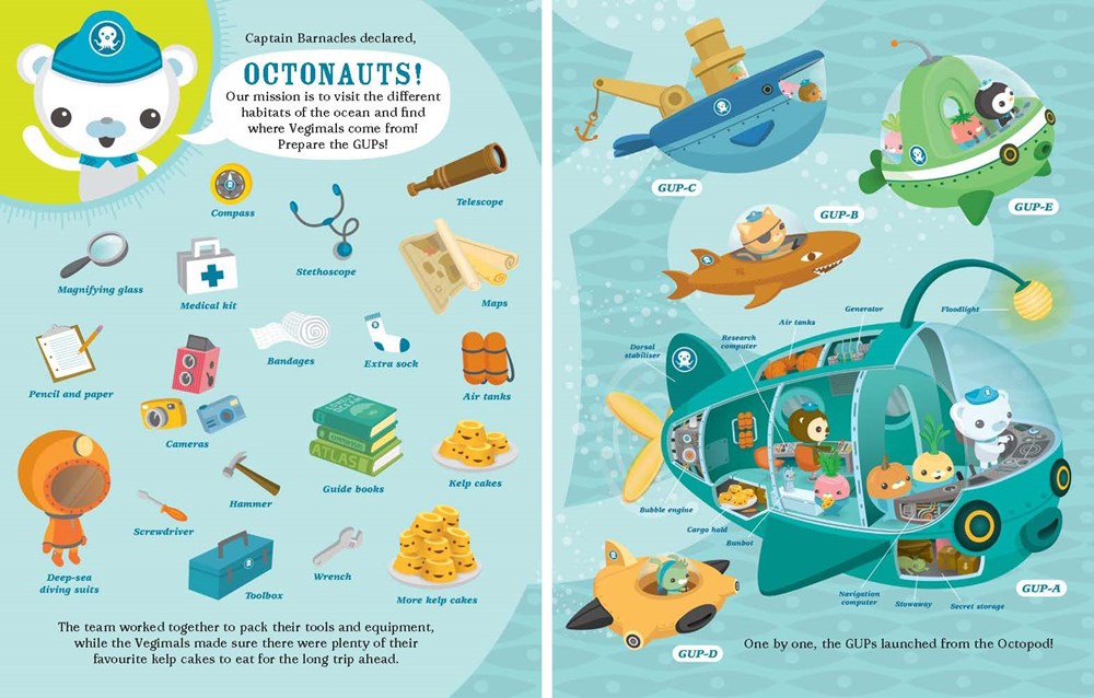 The Octonauts Explore The Great Big Ocean