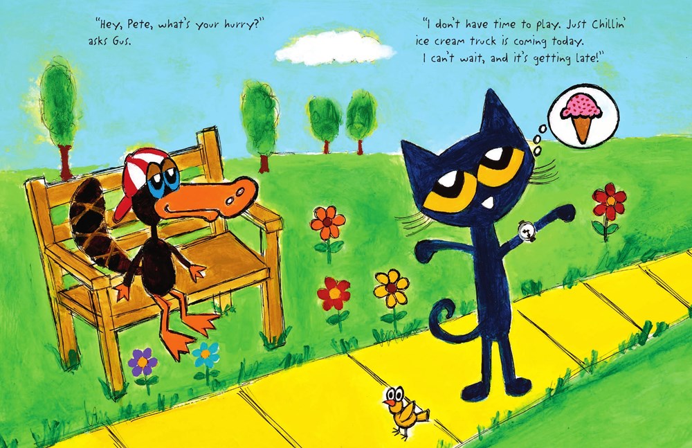 Pete the Cat Screams for Ice Cream!