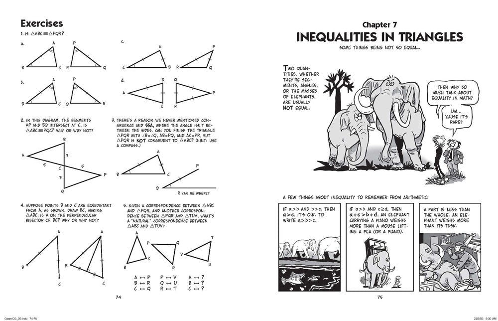 The Cartoon Guide to Geometry: An Illustrated and Comprehensive Mathematical Primer on Geometry