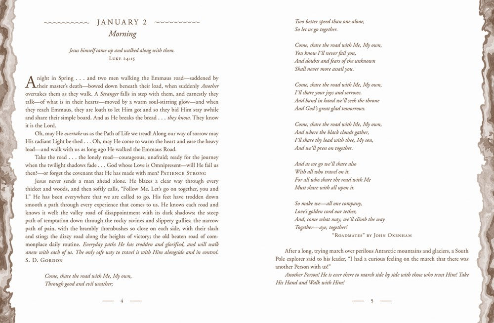 Streams in the Desert Morning and Evening