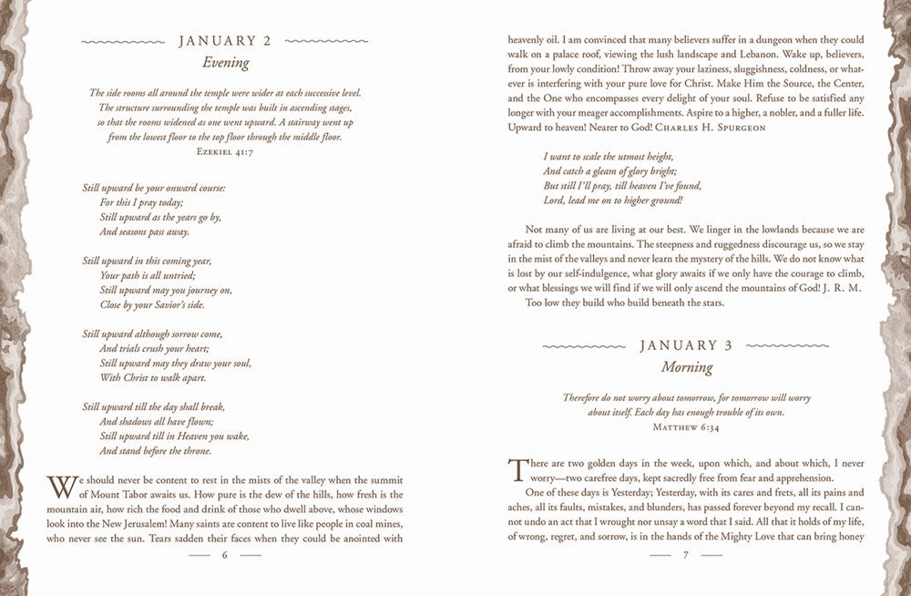 Streams in the Desert Morning and Evening