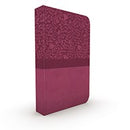 NIV, Super Giant Print Reference Bible, Leathersoft, Pink, Red Letter, Comfort Print