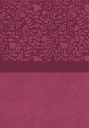 NIV, Super Giant Print Reference Bible, Leathersoft, Pink, Red Letter, Comfort Print