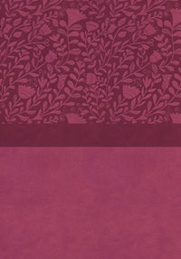 NIV, Super Giant Print Reference Bible, Leathersoft, Pink, Red Letter, Comfort Print