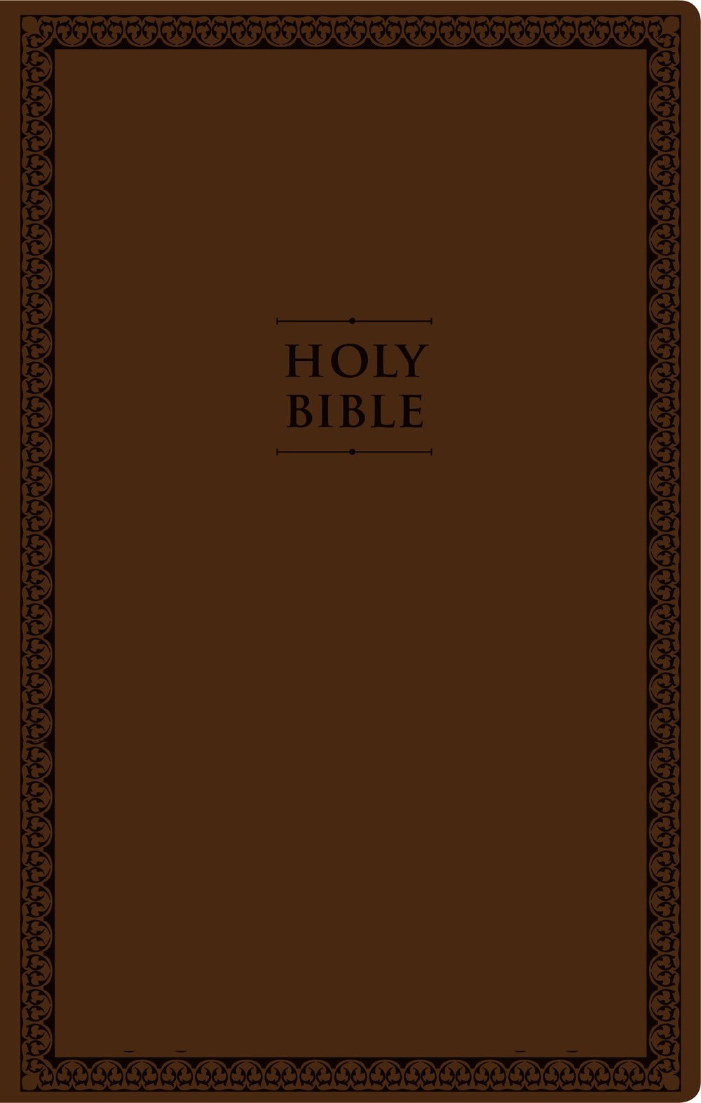 NIV, Value Thinline Bible, Large Print, Leathersoft, Brown, Comfort Print  (Large type / large print)