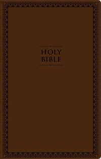 NIV, Value Thinline Bible, Large Print, Leathersoft, Brown, Comfort Print