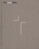 The Jesus Bible, NIV Edition, Cloth over Board, Gray Linen, Comfort Print