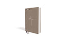 The Jesus Bible, NIV Edition, Cloth over Board, Gray Linen, Comfort Print