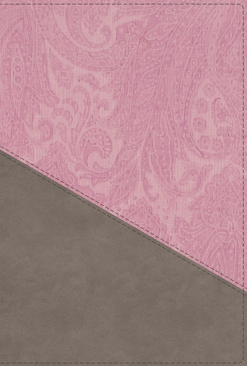 NIV, Personal Size Bible, Large Print, Leathersoft, Pink/Gray, Red Letter, Comfort Print  (Large type / large print)