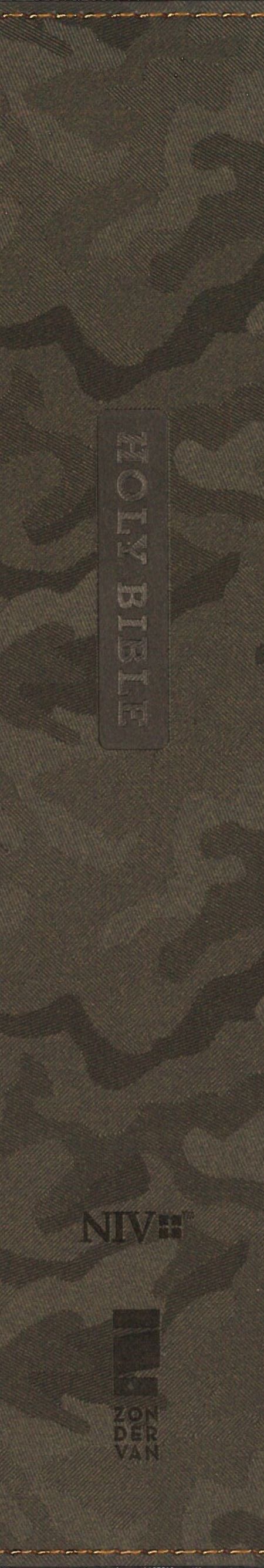 NIV, Boys' Bible, Leathersoft, Brown Camo, Comfort Print