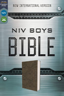 NIV, Boys' Bible, Leathersoft, Brown Camo, Comfort Print