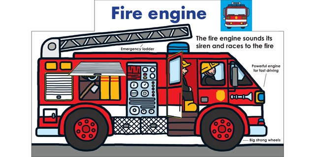 Lift-the-Flap Tab: Trucks