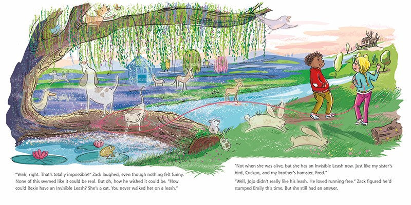 The Invisible Leash: An Invisible String Story About the Loss of a Pet