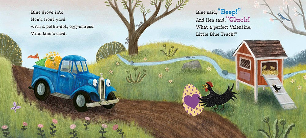 Little Blue Truck's Valentine: A Valentine's Day Book For Kids