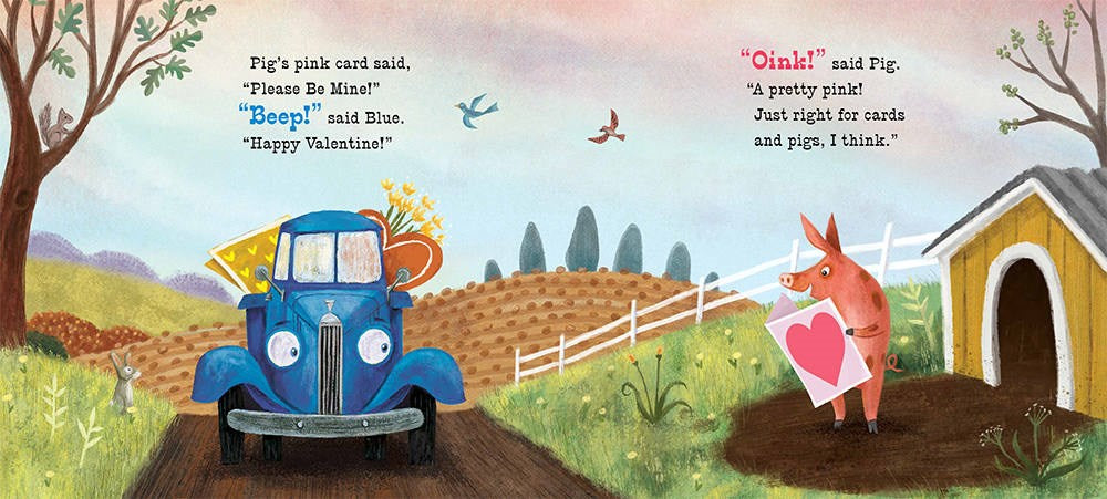 Little Blue Truck's Valentine: A Valentine's Day Book For Kids