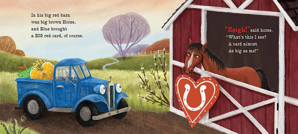 Little Blue Truck's Valentine: A Valentine's Day Book For Kids