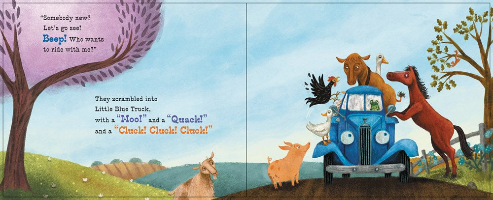 Little Blue Truck Makes a Friend