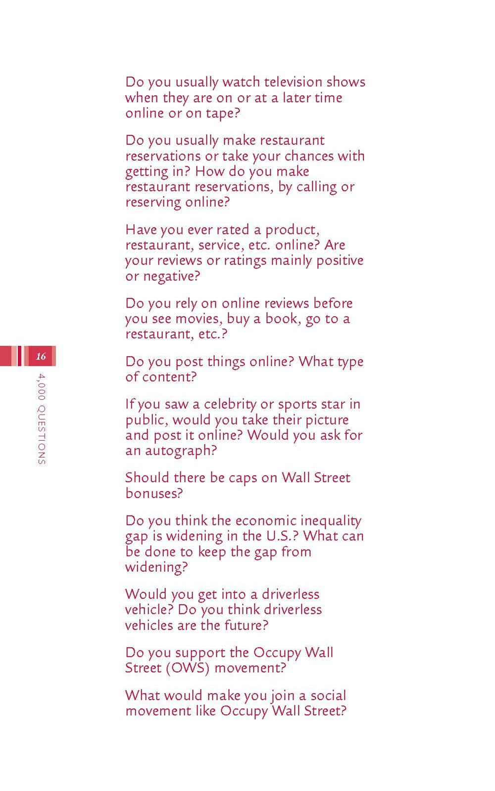 4,000 Questions for Getting to Know Anyone and Everyone, 2nd Edition