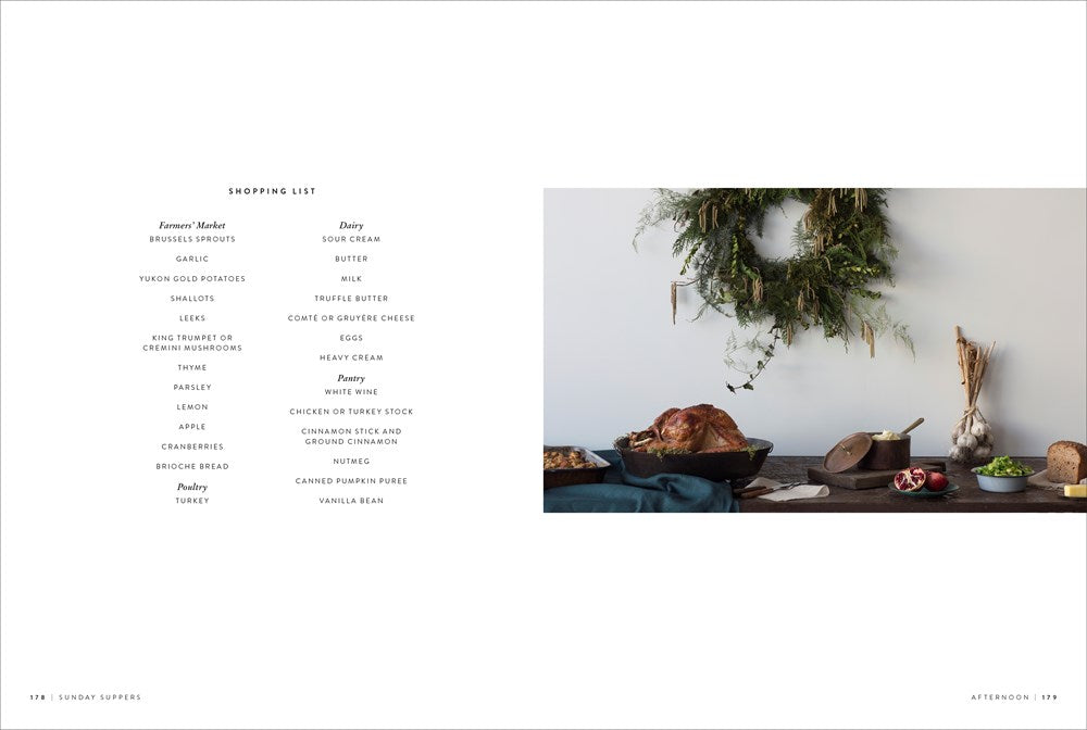 Sunday Suppers: Recipes + Gatherings: A Cookbook