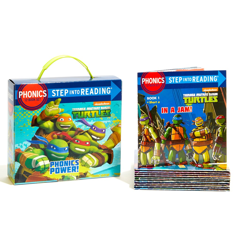 Phonics Power! (Teenage Mutant Ninja Turtles): 12 Step into Reading Books