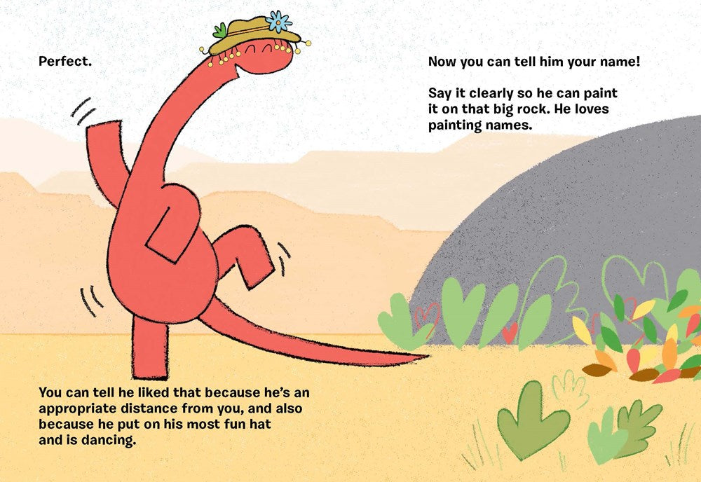 Crunch the Shy Dinosaur