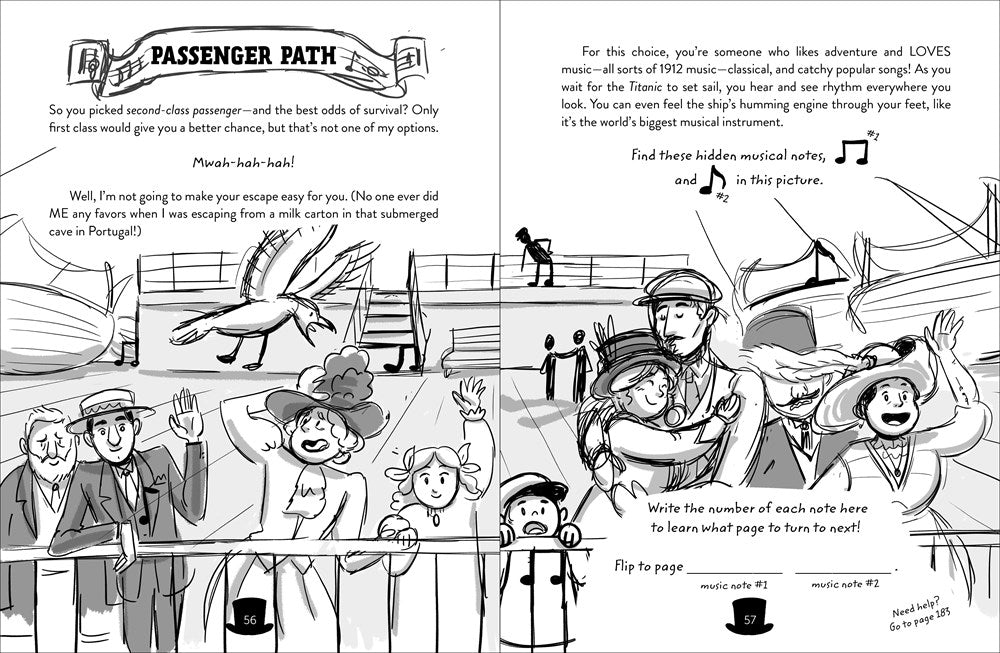 Escape This Book! Titanic