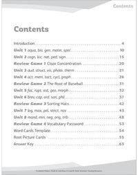 Vocabulary Packets: Greek & Latin Roots : Ready-to-Go Learning Packets That Teach 40 Key Roots and Help Students Unlock the Meaning of Dozens and Dozens of Must-Know Vocabulary Words