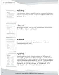 Vocabulary Packets: Greek & Latin Roots : Ready-to-Go Learning Packets That Teach 40 Key Roots and Help Students Unlock the Meaning of Dozens and Dozens of Must-Know Vocabulary Words