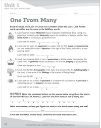 Vocabulary Packets: Greek & Latin Roots : Ready-to-Go Learning Packets That Teach 40 Key Roots and Help Students Unlock the Meaning of Dozens and Dozens of Must-Know Vocabulary Words