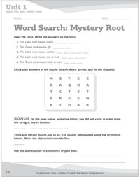 Vocabulary Packets: Greek & Latin Roots : Ready-to-Go Learning Packets That Teach 40 Key Roots and Help Students Unlock the Meaning of Dozens and Dozens of Must-Know Vocabulary Words