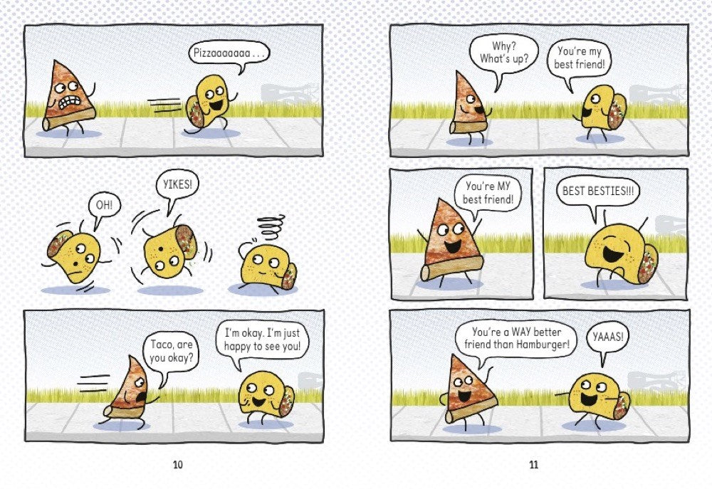 Pizza and Taco: Who's the Best?: (A Graphic Novel)