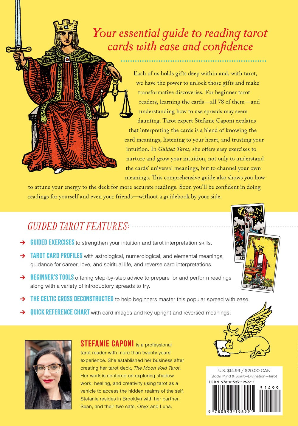 Guided Tarot: A Beginner's Guide to Card Meanings, Spreads, and Intuitive Exercises for Seamless Readings