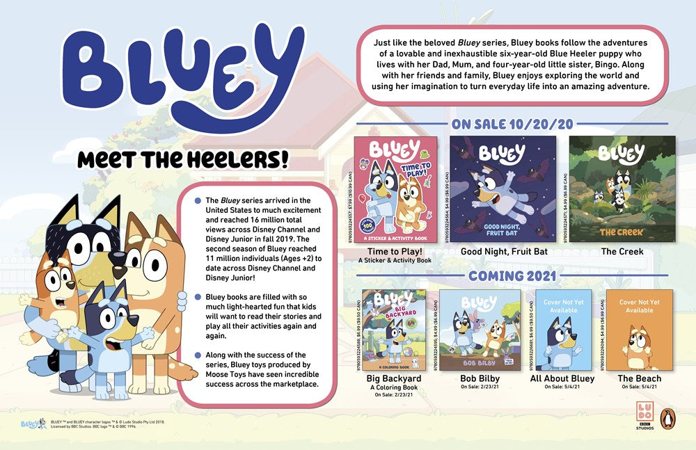 Bluey: Time to Play! : A Sticker & Activity Book