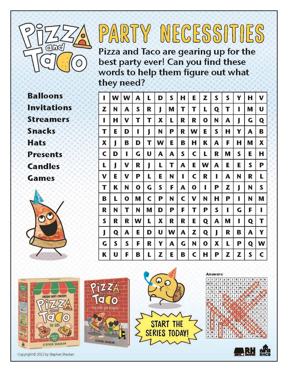Pizza and Taco: Too Cool for School: (A Graphic Novel)