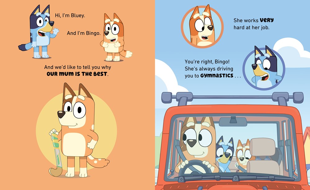 My Mum Is the Best by Bluey and Bingo