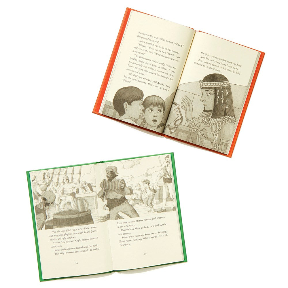 Magic Tree House 1-4 Treasury Boxed Set: Dinosaurs Before Dark; The Knight at Dawn; Mummies in the Morning; Pirates Past Noon