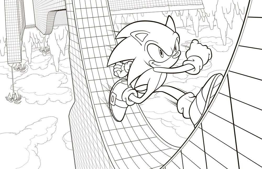 Sonic and Shadow: The Official Coloring Book (Sonic the Hedgehog)