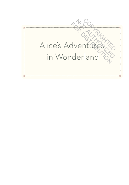 Alice's Adventures in Wonderland