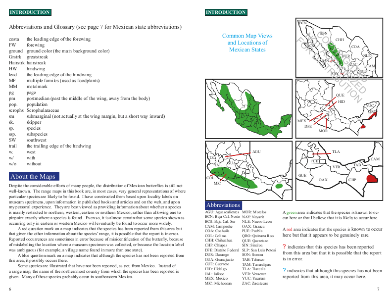 A Swift Guide to Butterflies of Mexico and Central America