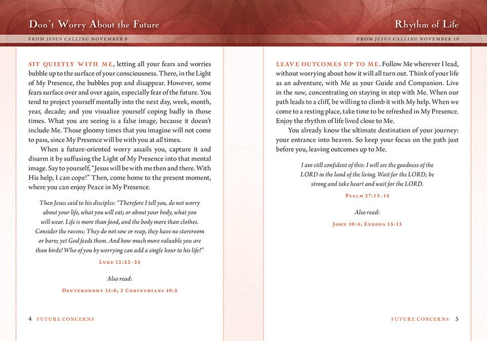 Jesus Calling for Graduates, Hardcover, with Scripture References: Hardcover, with Scripture references