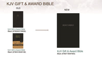 KJV Holy Bible: Gift and Award, Black Leather-Look, Red Letter, Comfort Print: King James Version