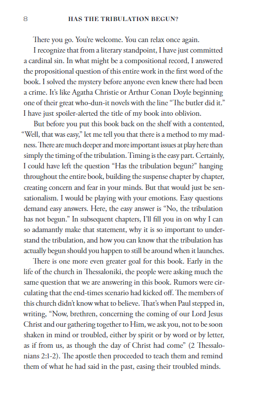 Has the Tribulation Begun?: Avoiding Confusion and Redeeming the Time in These Last Days