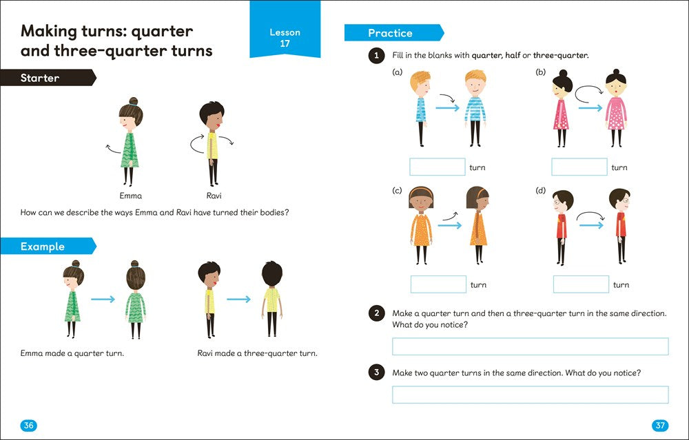 Math - No Problem! Collection of 6 Workbooks, Kindergarten Ages 5-6