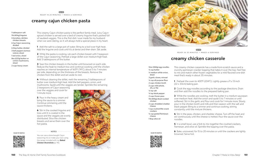 The Stay At Home Chef Family Favorites Cookbook