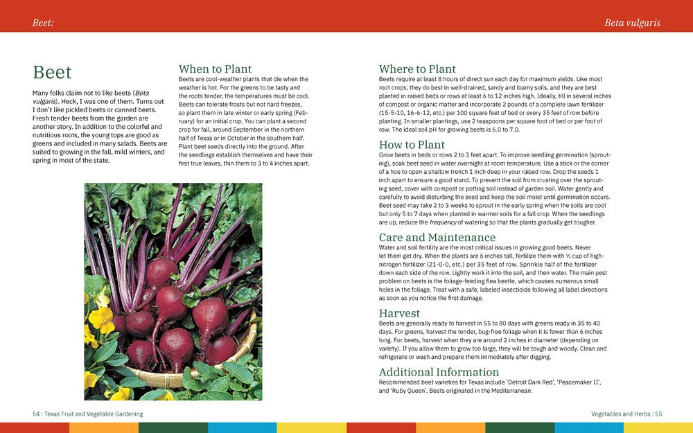 Texas Fruit & Vegetable Gardening, 2nd Edition