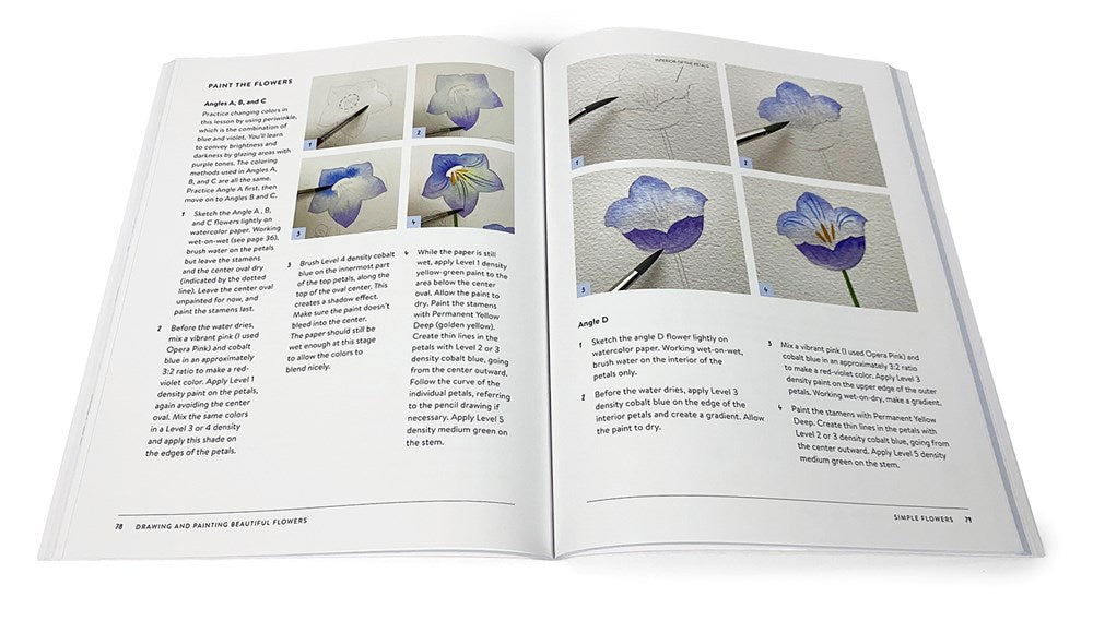 Drawing and Painting Beautiful Flowers