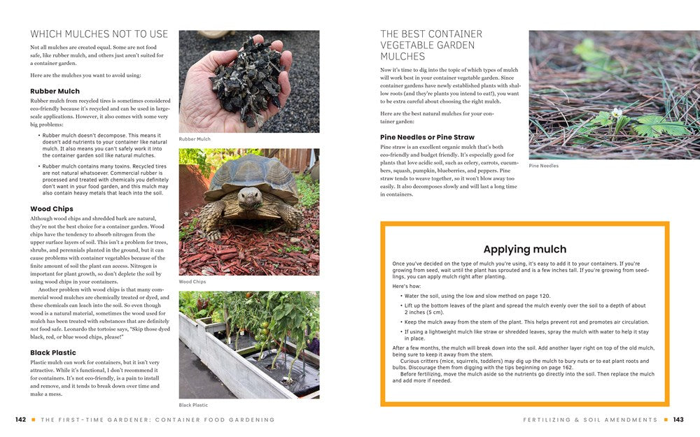 The First-Time Gardener: Container Food Gardening