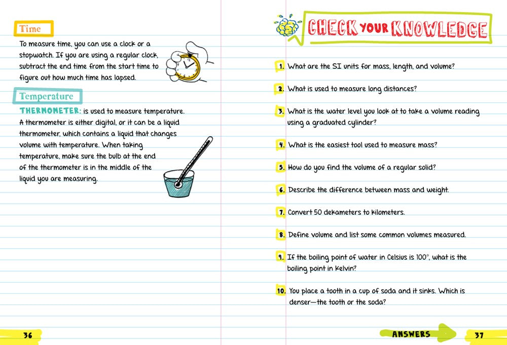 Everything You Need to Ace Science in One Big Fat Notebook: The Complete Middle School Study Guide