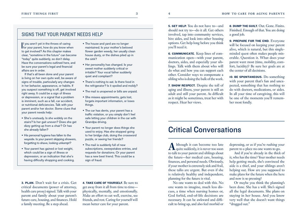 How to Care for Aging Parents, 3rd Edition