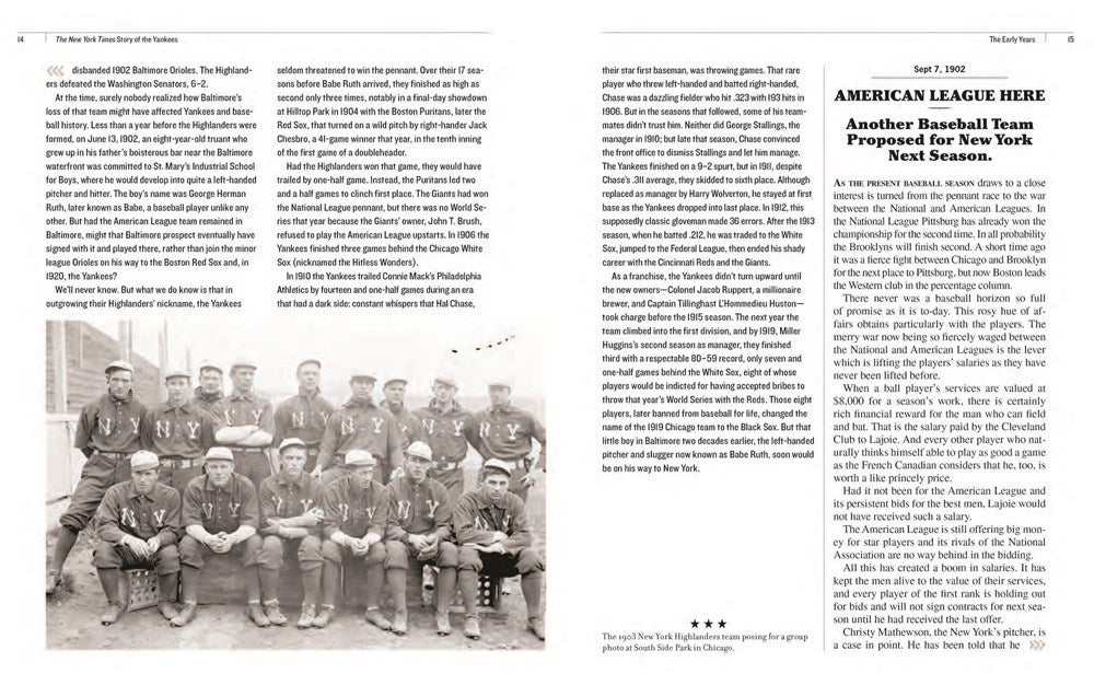 New York Times Story of the Yankees